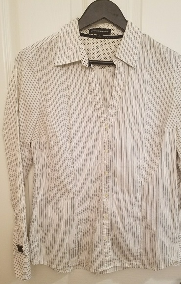 Express || Button Down shirt (striped) - Picture 4 of 7